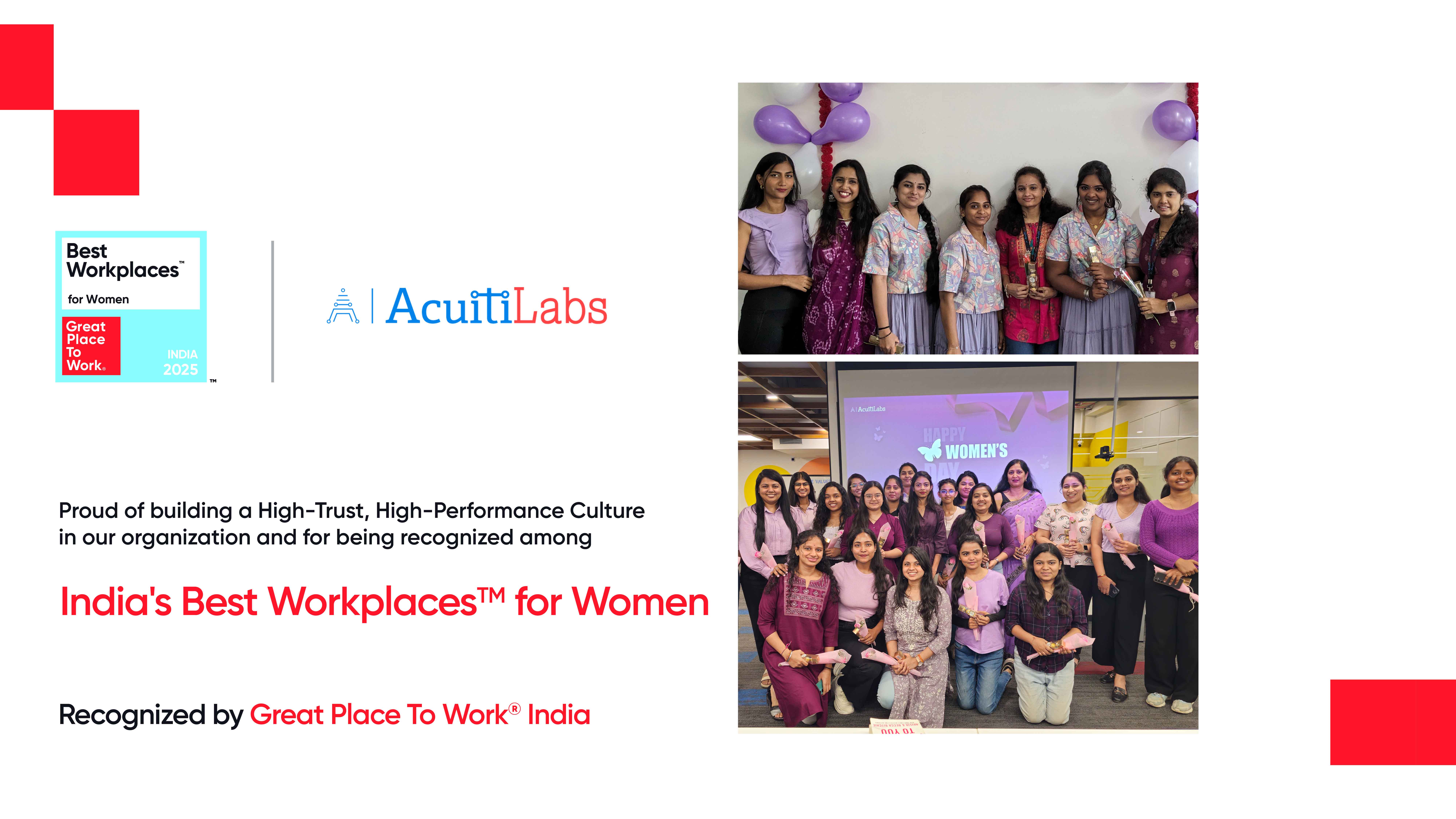 Great Place To Work® – Five Years Strong